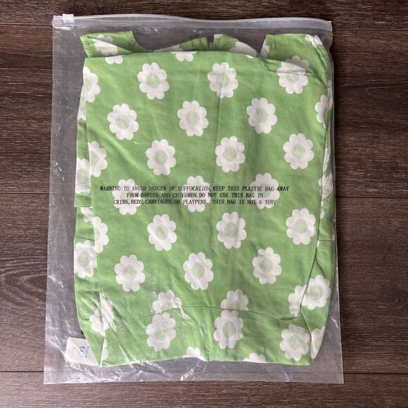 ModCloth Marketing My Words A-Line Dress in Green with White Daisy. Size 4. NWT! - Picture 10 of 11